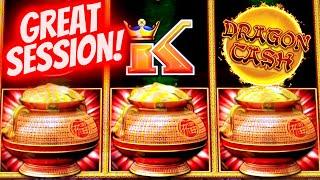 BIG WIN On Dragon Cash Slot Machine | Live Slot Play At Casino In Las Vegas | SE-10 | EP-19
