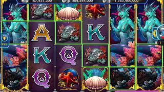 QUEEN OF THE DEEP Video Slot Game with a FREE SPIN BONUS