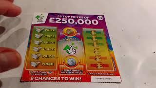 Scratchcards...250,000 RAINBOW...HOT MONEY..COOL FORTUNE...NEW CARDS COMING OUT SOON?