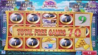 Quest For Riches Slot Machine 70 Free Spins Won ! Live KONAMI Slot Play