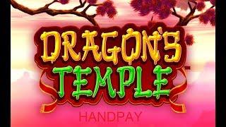 My biggest ever HANDPAY caught on Video on Dragons Temple £5 max bet #SHITTHEBED