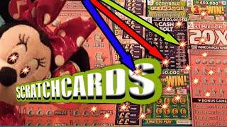 Scratchcards..Cash Bolt ..20X Orange..3-waysWin..Scrabble..Win £50..Dough Money.Cash Match