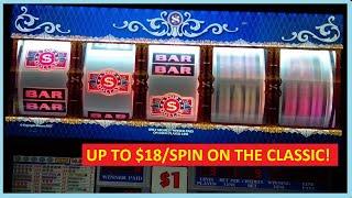 UP TO $18/SPIN on CLASSIC TOP DOLLAR!