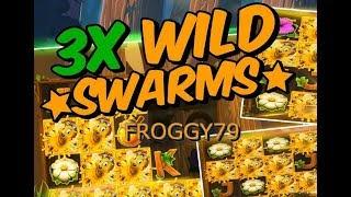 Wild Swarm - 3 Big Win Videos (Froggy79)
