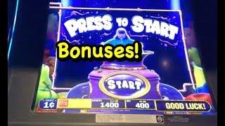 Max bet Bonus wins on Wonka, Monopoly, Lord of the Rings and more!