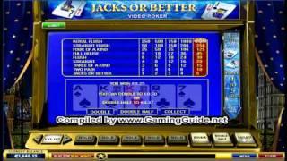 Europa Casino Jacks or Better Video Slot