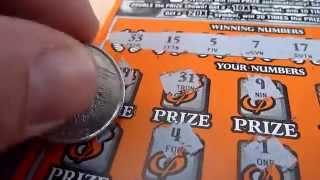 $20 Illinois Instant Lottery Scratchcard - 20X20
