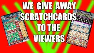 MASSIVE BIG PRIZE DRAW...WE GIVE AWAY SCRATCHCARDS  THE THE VIEWER..ON THIS 