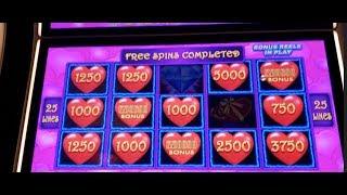 •LIGHTNING LINK Handpay Jackpot on Heart Throb Slot Machine •