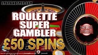 FOBT Roulette - £50 SPINS - Coral Bookies LIVE PLAY