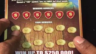 3D Scratch Off Ticket - Gold Castle  -  Lottery Ticket From the New York Lottery