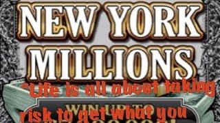 $25 New York Millions lottery ticket