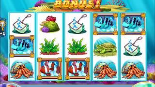 GOLD FISH Video Slot Casino Game with a "BIG WIN" THREE NUMBER BONUS • SlotMachineBonus
