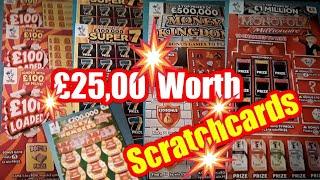 •Scratchcard Thursday•MONOPOLY•MONEY KINGDOM•.£100 Loaded•Super7's•Lucky Numbers•