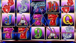 GLITTER GEMS Video Slot Casino Game with a GLITTER GEMS FREE SPIN BONUS