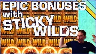 Sticky Wild Bonuses with HUGE potential