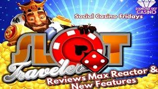 Social Casino Fridays - Max Reactor | Diamond Sky | 1 Million Coins Free!! | SlotTraveler