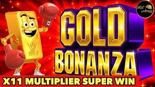 •️x11 MULTIPLIER SUPER BIG WIN•️GOLD BONANZA | HUFF N PUFF | LOCK IT LINK BONUS SLOT MACHINE
