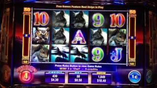 Winning Wolf Slot Machine 13 FREE SPINS BONUS