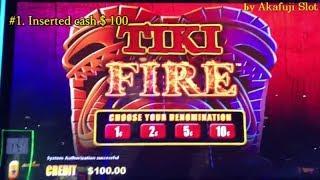 Super Big Win•TIKI FIRE Slot (First Attempt)and Super Big Win BLAZING 7's at Barona, Akafuji Slot