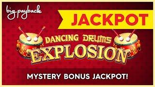 JACKPOT HANDPAY! Dancing Drums Explosion Slot - WHOA, DID THAT JUST HAPPEN?!