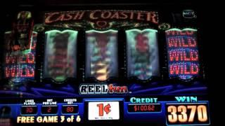 IGT - Cash Coaster Slot - Bonus Feature - Taj Mahal Casino and Hotel - Atlantic City, NJ