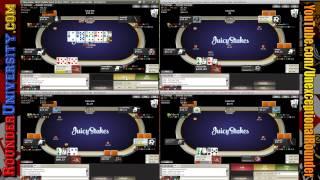 Cash Texas Holdem 50NL - Live Stream - 6 Max Online Cash Game Poker Strategy - pt 3