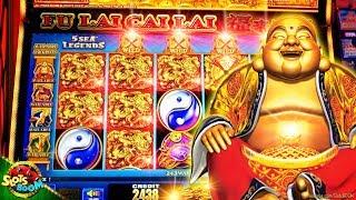Bonuses & BIG WIN!!! Fu Lai Cai Lai - 5 Sea Legends 1c Aruze Gaming Slot San Manuel Casino