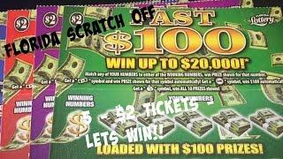 5 Fast $100 Lottery Tickets from Florida
