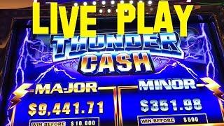 THUNDER CASH live play $10.00/spin Ainsworth slot machine