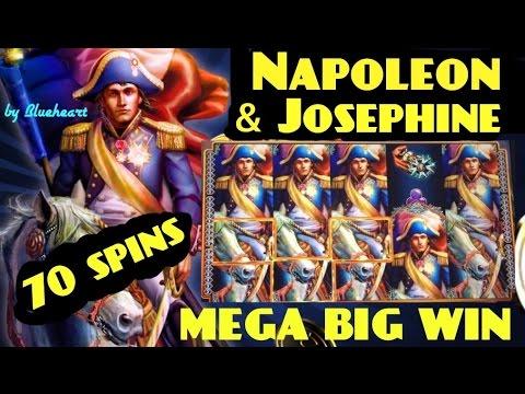 NAPOLEON & JOSEPHINE slot machine 70 spins bonus/ MEGA BIG WIN (2 videos)