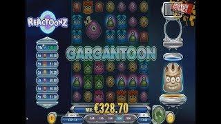 Reactoonz - Huge Base Game Win + Gargantoon!
