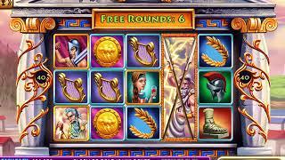 WILD OLYMPUS Video Slot Casino Game with a FREE SPIN BONUS