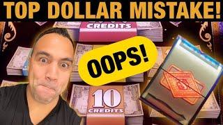 ⋆ Slots ⋆ High Limit Top Dollar MISTAKE! OOPS!! | $30 BETS on Pharoah’s Fortune | Lightning Link Jac