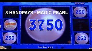 •️ LIGHTNING CASH MAGIC PEARL (3) HANDPAYS  ~ HIGH LIMIT •️LINK ALL $25 SPINS