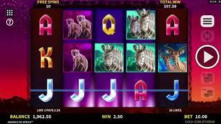 Animals of Africa slot by Gold Coin Studios
