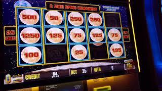 Big Win Aristocrat 10c Denom Moon Race Spin and Hold slot machine bonus pokie