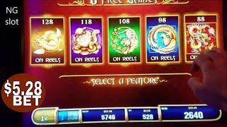 5 TREASURES Slot Machine Bonus Won & PROGRESSIVE PICKS ! Live slot Play With Free Games