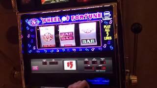 High Limit Wheel of Fortune Slot Machine Game Play Bonus as it happens