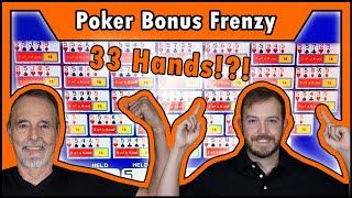 33 Hands From This Video Poker Bonus? Stop the Insanity! • The Jackpot Gents