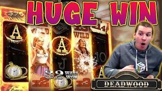 HUGE WIN on Deadwood Slot - £14 Bet!
