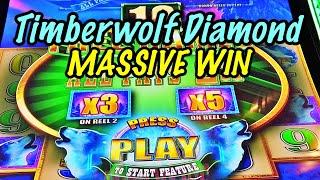 MASSIVE WIN on Timberwolf Diamond + Big Wins on Madonna Express Yourself Slot max bet