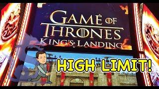 Great Run on High Limit Game of Thrones Kings Landing: Big Wins!
