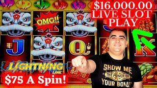 Let's Gamble $16,000.00 On High Limit Slots In Las Vegas ! Slot Machine JACKPOTS ! Live Slot Play