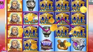 ZEUS II Video Slot Casino Game with a "BIG WIN" FREE SPIN BONUS