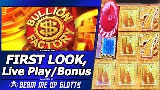 Bullion Factory Slot - New Slot, Live Play, Free Spins and Big Win Feature
