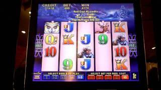 Timber Wolf slot machine bonus win at Parx Casino