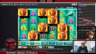 Super mega win - Raging Rhino - 500x - WMS Casino Slot