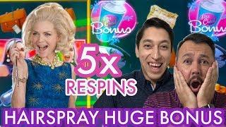 BIG WIN on Hairspray Slot Machine - Ultra Clutch Bonus plus Mega Vault