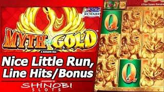 Myth of Gold Slot - Live Play and Free Spins Bonus, Nice Little Run